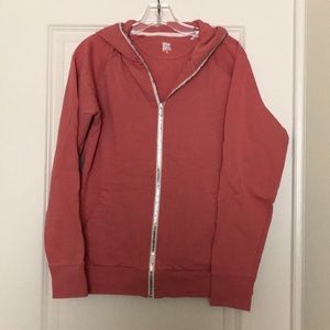 Cotton zip up hoodie
